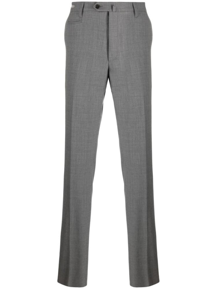 Corneliani off-centre button-fastening tailored trousers - Grey Cover