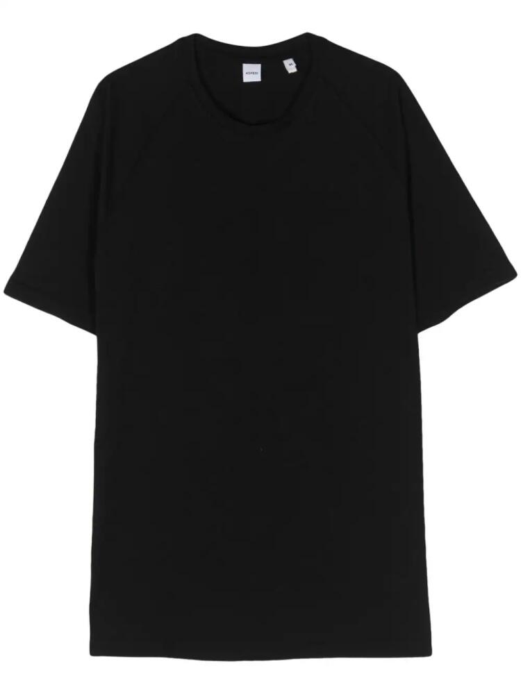 ASPESI crew-neck cotton T-shirt - Black Cover