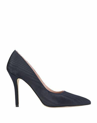 8 By Yoox Moire' Point Toe Pump Woman Pumps Midnight blue Viscose Cover