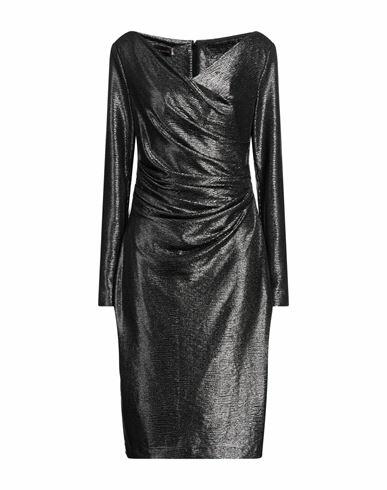 Talbot Runhof Woman Midi dress Steel grey Polyester, Elastane Cover