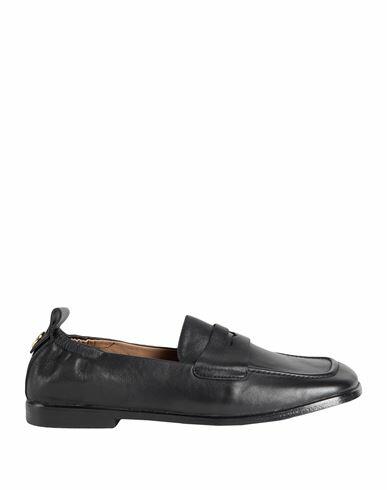 Boss Woman Loafers Black Leather Cover