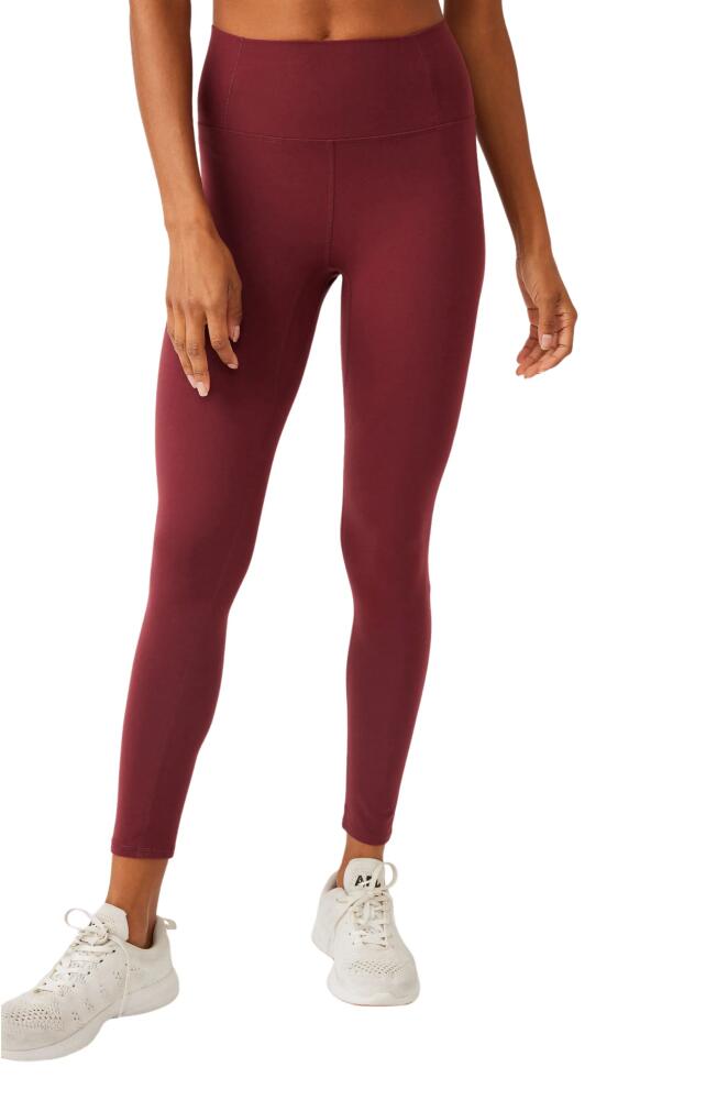 FP Movement by Free People Never Better High Waist Leggings in Oxblood Cover