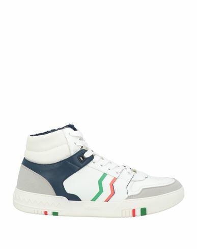 Missoni Man Sneakers White Leather, Textile fibers Cover