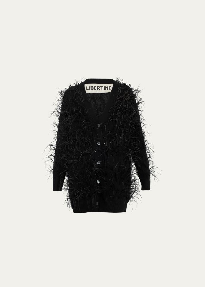 Libertine Wham Bam Feathery Knit Cashmere Cardigan Cover