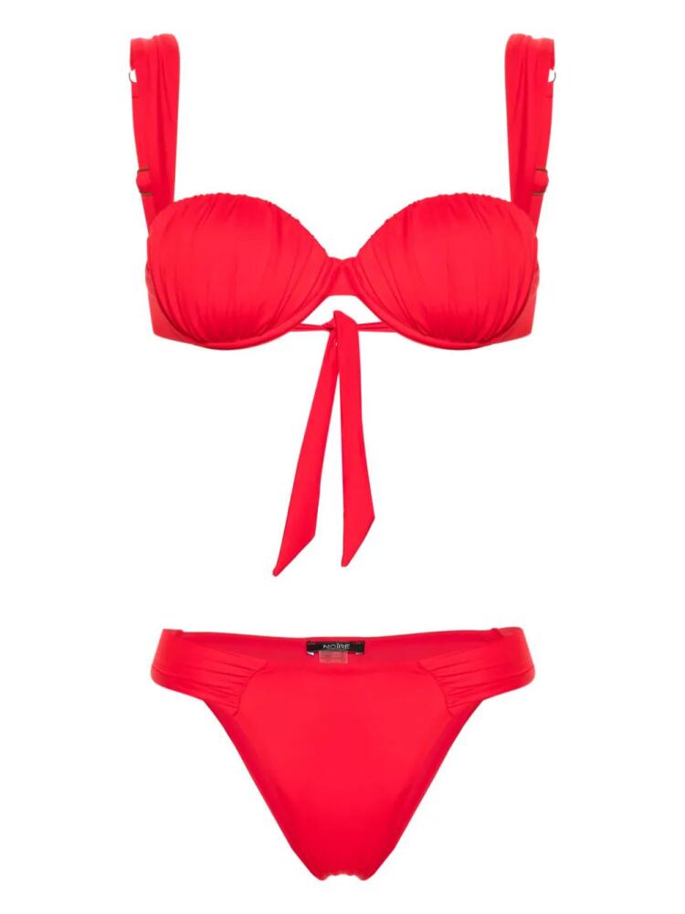 Noire Swimwear ruched balconette bikini - Red Cover