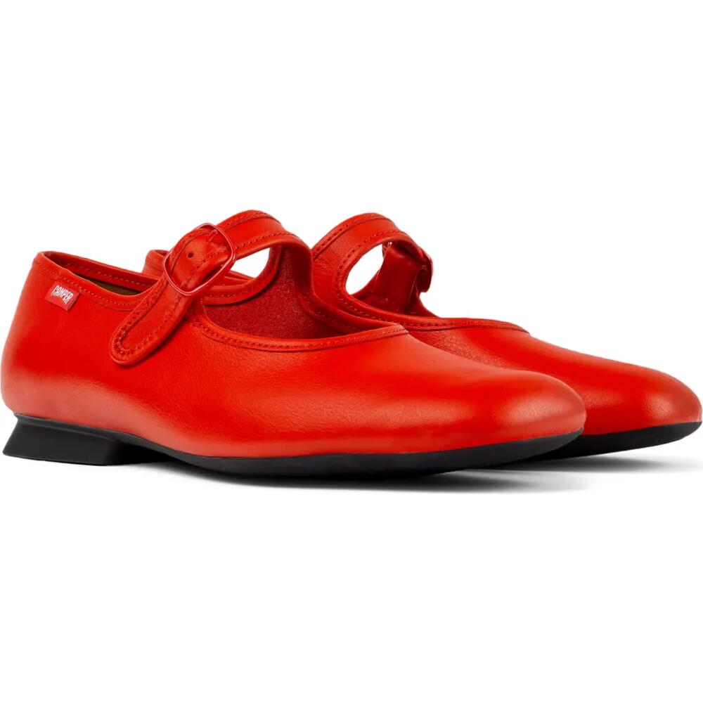 Camper Casi Myra Mary Jane Flat in Bright Red Cover