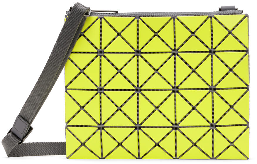 BAO BAO ISSEY MIYAKE Yellow & Gray Duo Small Shoulder Bag Cover