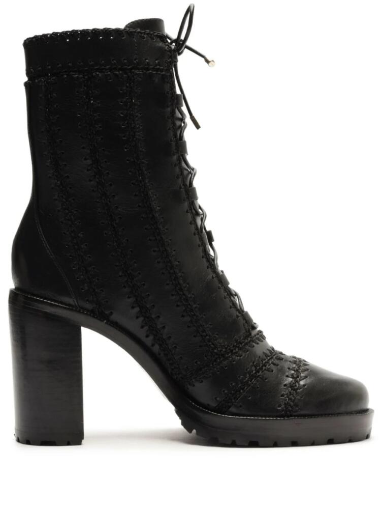 Alexandre Birman 90mm Regina combat boots - Black Cover