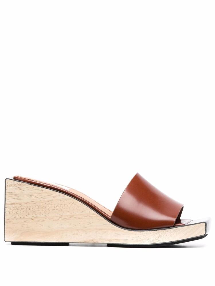 Maison Margiela open-toe wedge sandals - Brown Cover