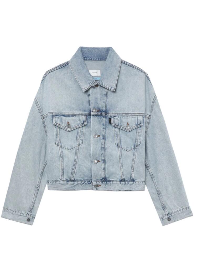 Haikure long-sleeve denim jacket - Blue Cover