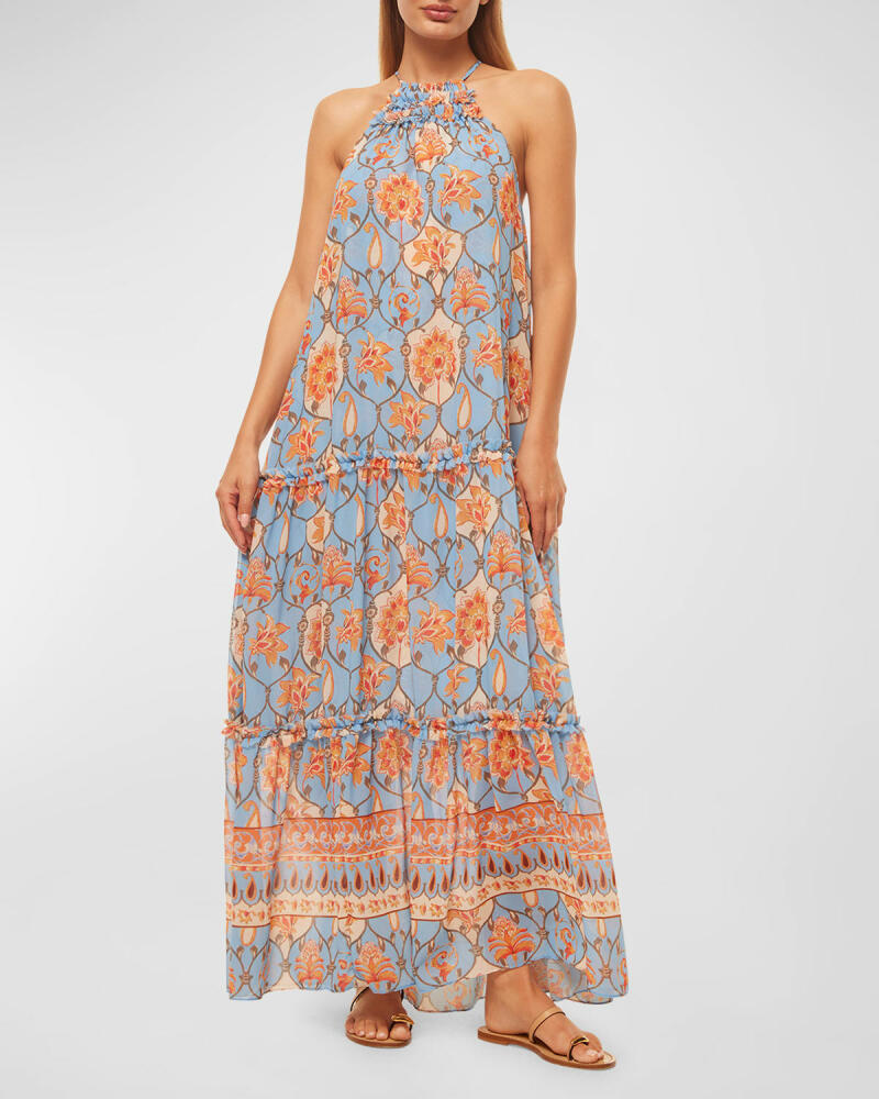 MISA Los Angeles Lala Halter Maxi Dress Cover