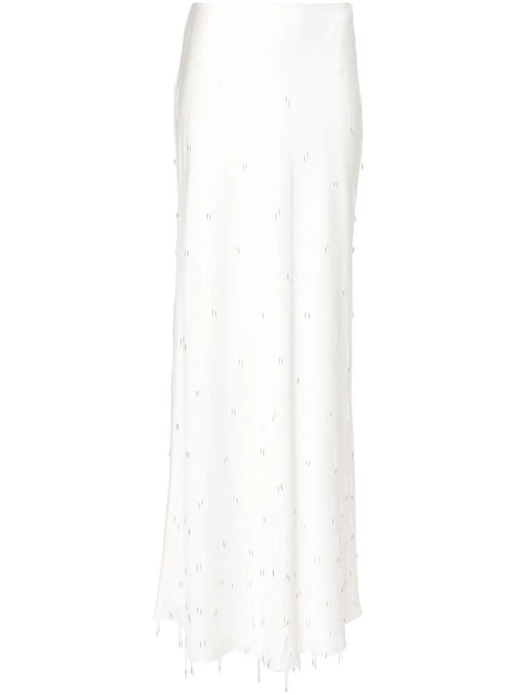 Simkhai Kade bead-detail maxi skirt - White Cover