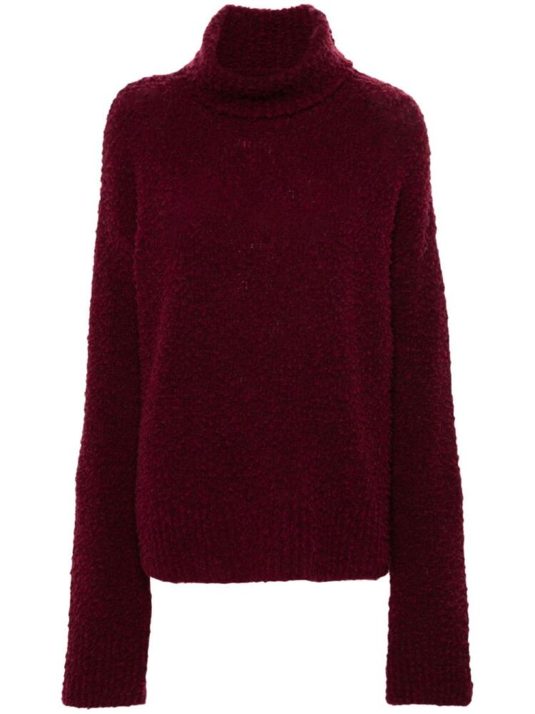 Uma Wang roll-neck jumper - Red Cover