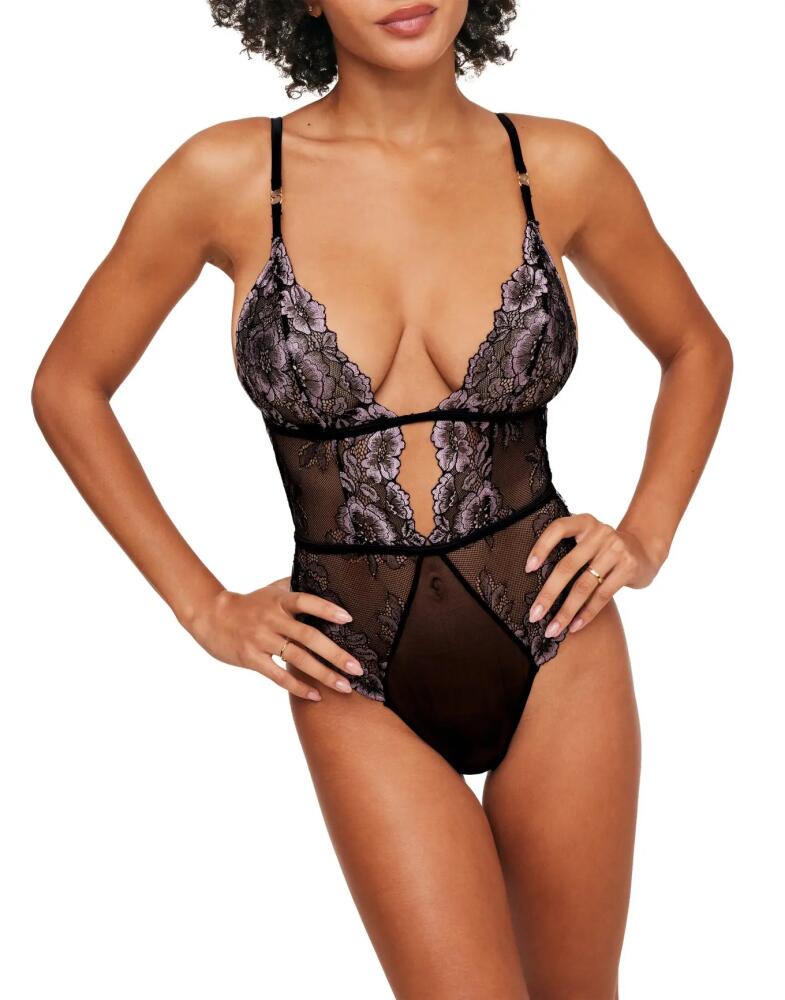 Adore Me Calissa Lace Bodysuit Lingerie in Black Cover