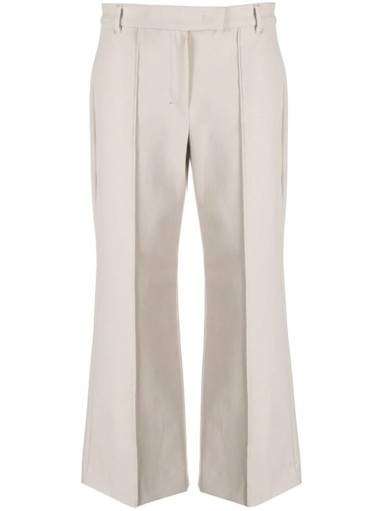 'S Max Mara cropped flared trousers - Neutrals Cover