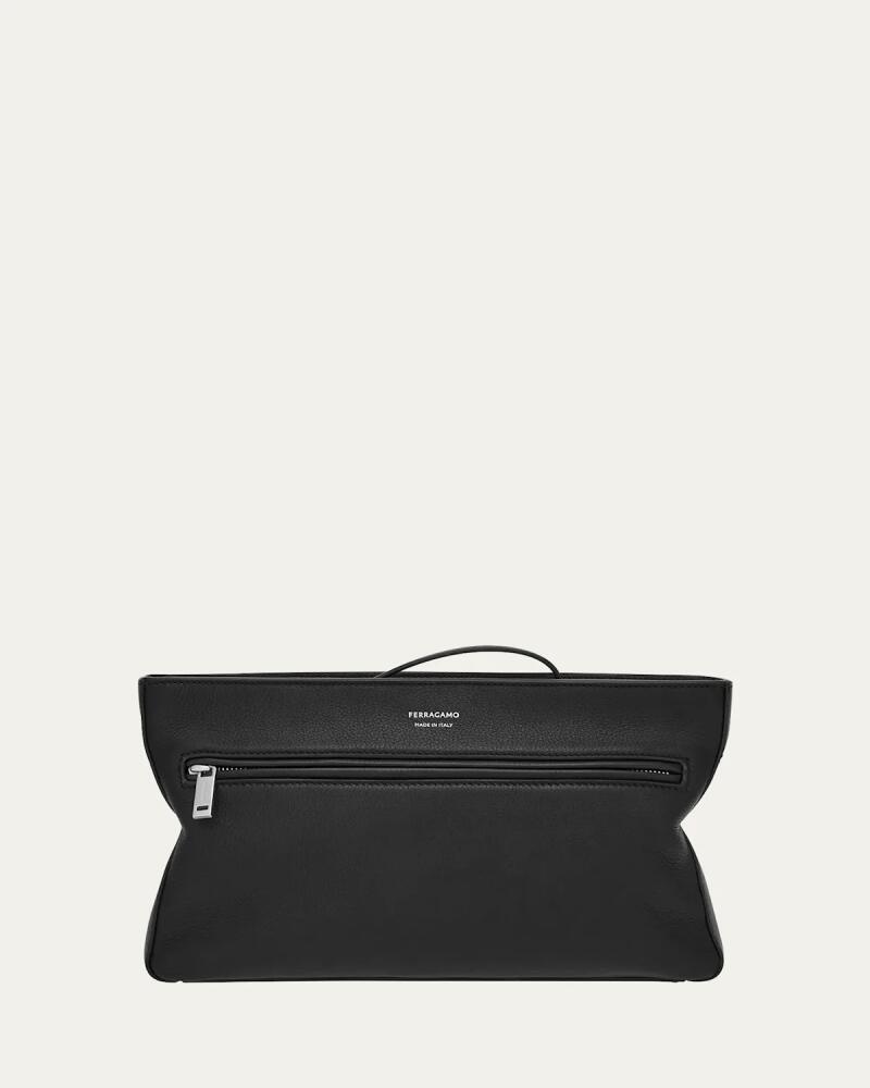 Ferragamo Men's Calfskin Crossbody Bag Cover