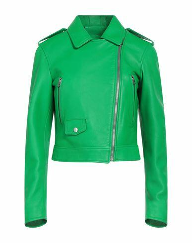 Masterpelle Woman Jacket Green Soft Leather Cover