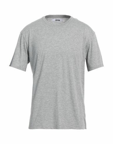 Grifoni Man T-shirt Grey Cotton Cover