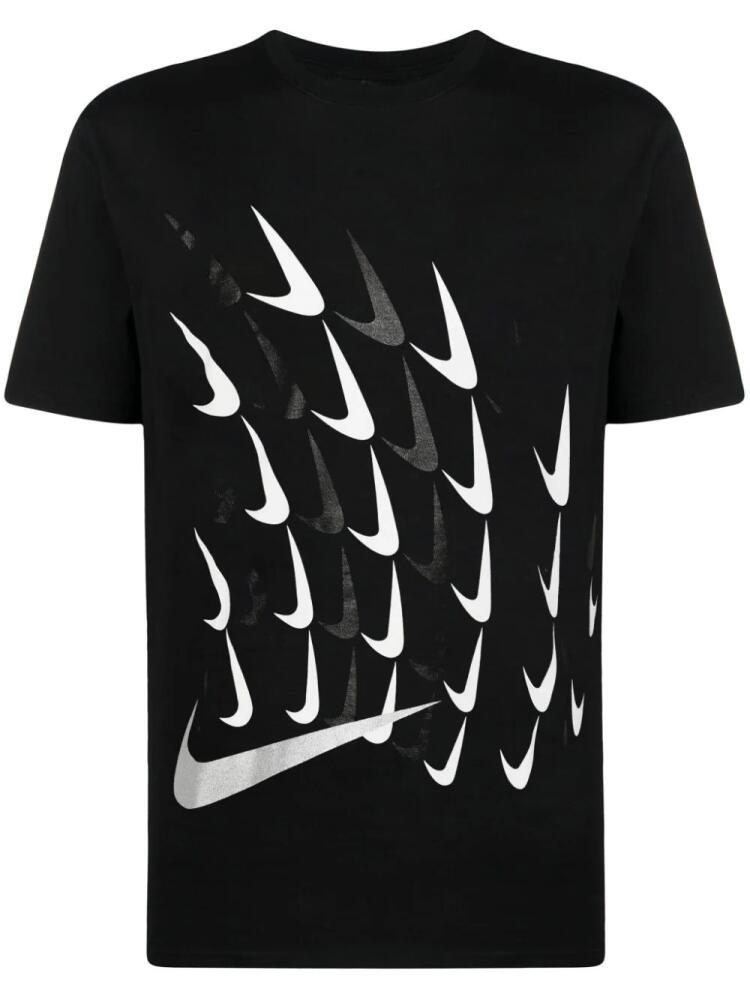 Black Comme Des Garçons x Nike logo-printed cotton T-shirt Cover