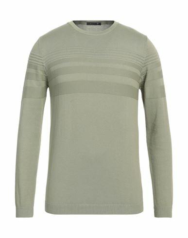 Avignon Man Sweater Sage green Cotton Cover