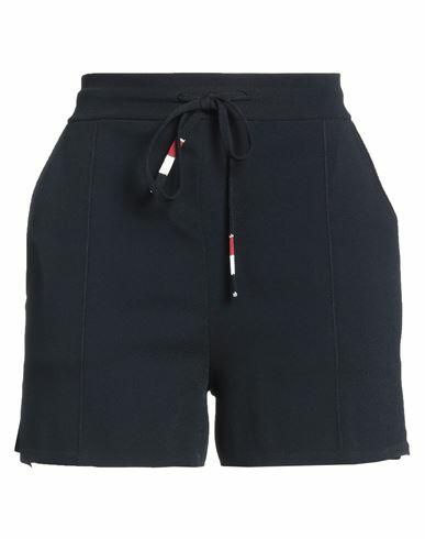 Thom Browne Woman Shorts & Bermuda Shorts Midnight blue Viscose, Polyester Cover