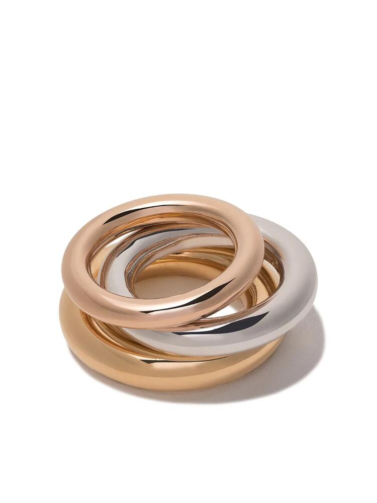 Charlotte Chesnais Brahma set of rings - Metallic Cover