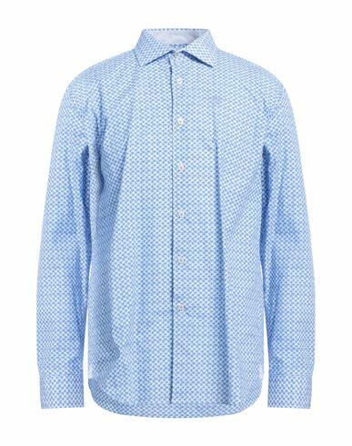 North Sails Man Shirt Azure Cotton Cover