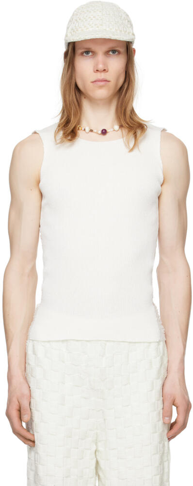 Isa Boulder SSENSE Exclusive White Float Tank Top Cover