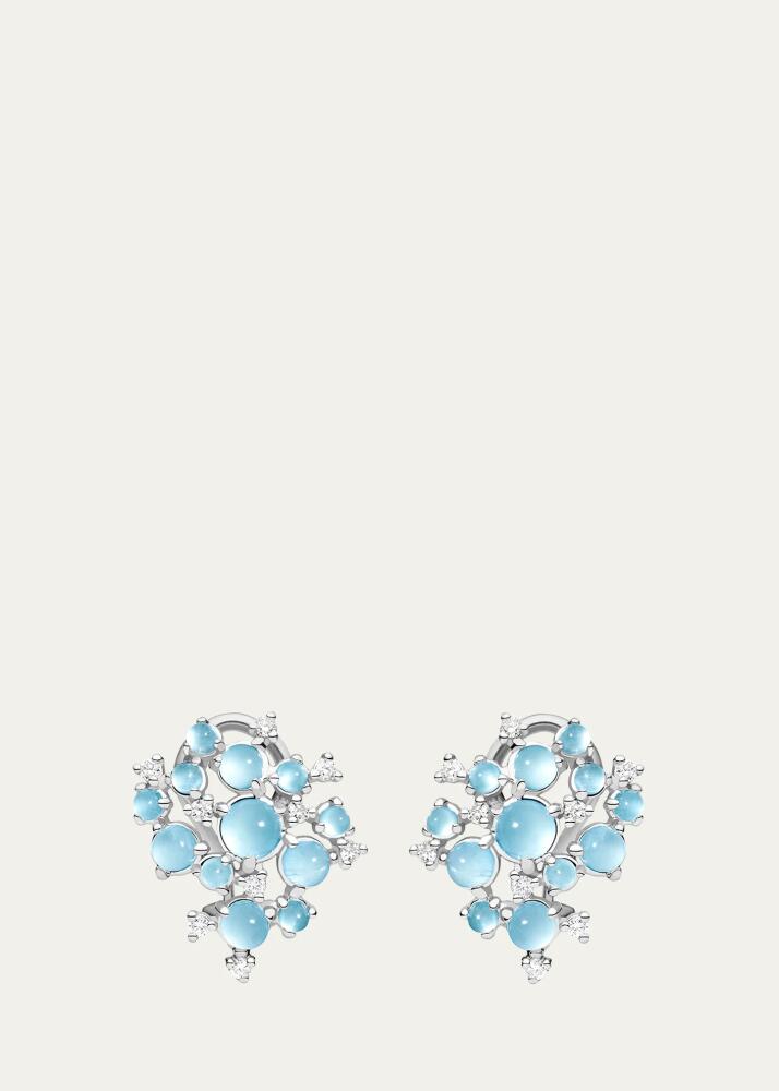 Paul Morelli Bubble Aquamarine & Diamond Clip-On Earrings Cover