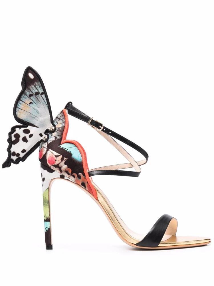 Sophia Webster butterfly-detail stiletto sandals - Black Cover