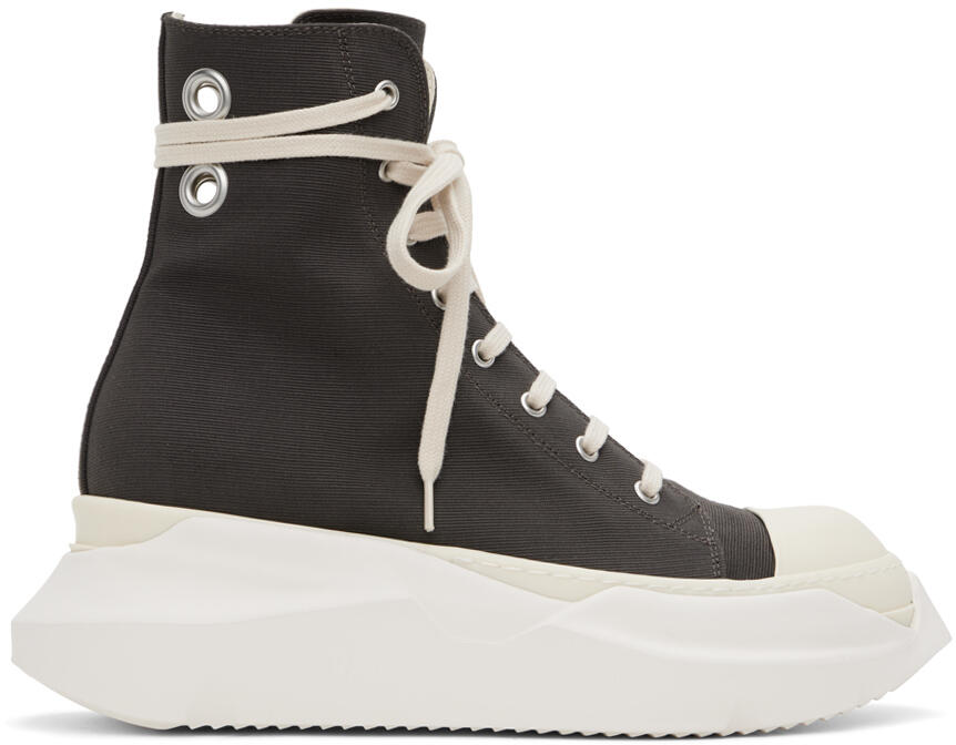 Rick Owens DRKSHDW Gray Abstract Sneakers Cover