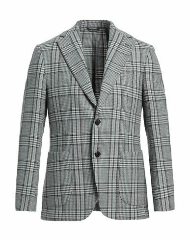 Giampaolo Man Blazer Light grey Wool, Polyamide, Polyester Cover