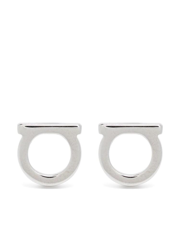 Ferragamo Gancini stud earrings - Silver Cover