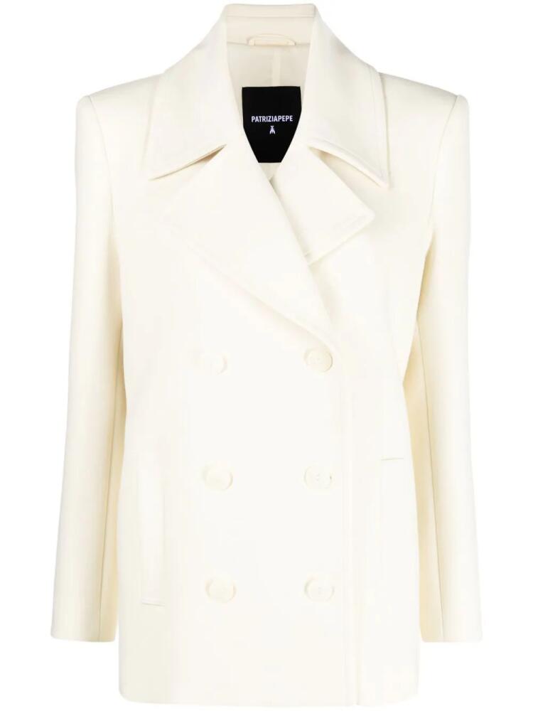 Patrizia Pepe double-breasted pea coat - White Cover