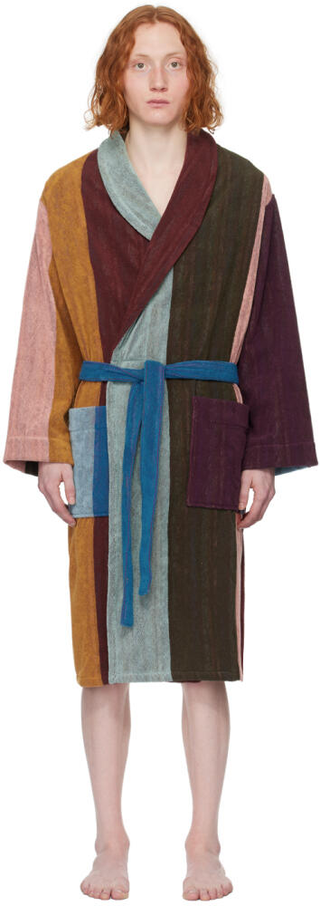 Paul Smith Multicolor Artist Stripe Robe Cover