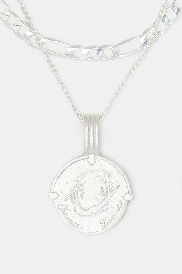 Deux Lions Jewelry Sterling Silver Sicilian Zodiac Layered Necklace in Gemini Cover