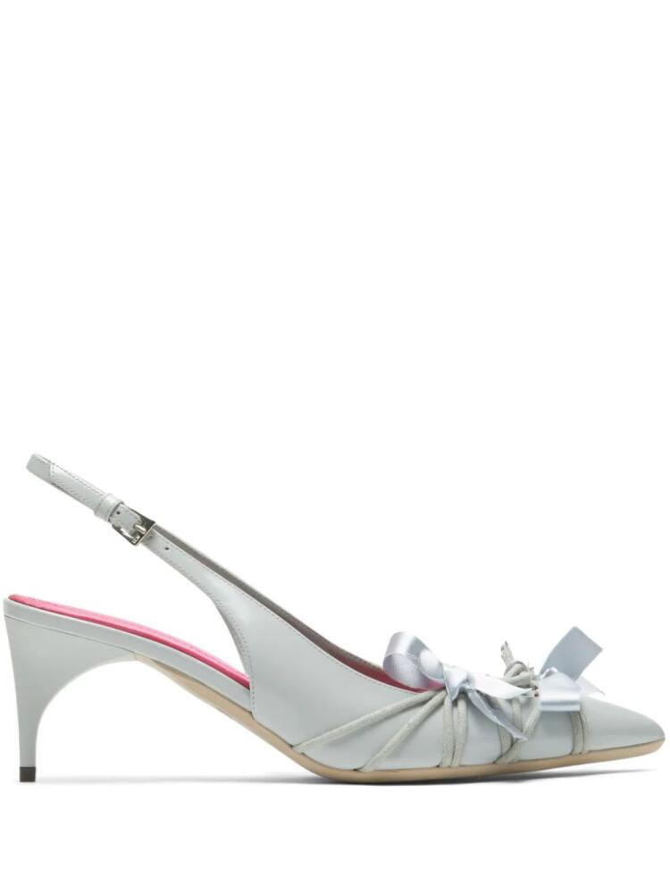 Nº21 lace-up slingback pumps - Grey Cover