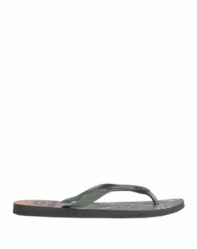 Havaianas Man Thong sandal Military green Rubber Cover