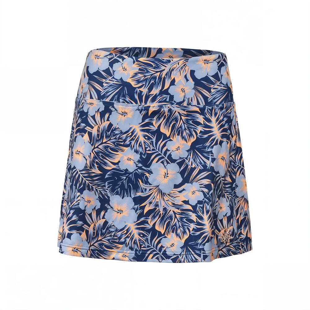 UV Skinz Travel Skort in Washed Navy Paradise Cover