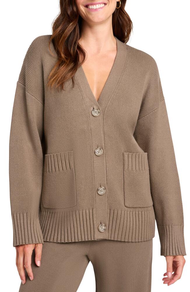 Splendid x Cella Jane Oversize Cardigan in Toast Cover