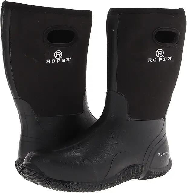 Roper Barnyard Boot (Black) Cowboy Boots Cover