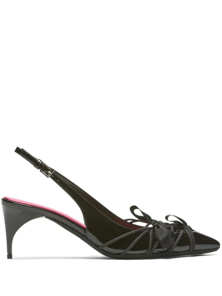 Nº21 lace-up slingback pumps - Black Cover