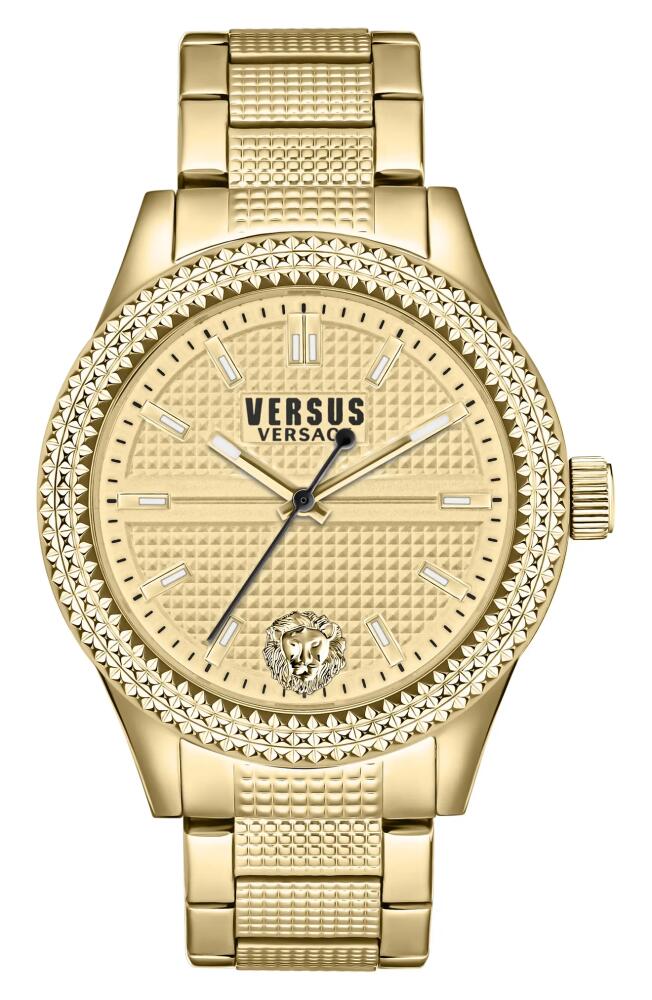 VERSUS Versace Bayside Bracelet Watch, 38mm in Ip Yellow Gold Cover