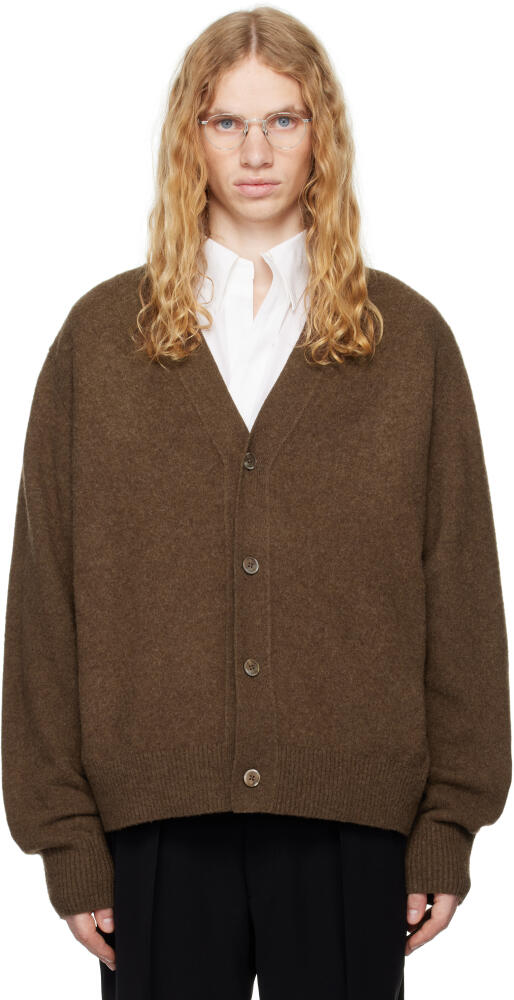 RAINMAKER KYOTO Brown Oneside Raglan Sleeve Cardigan Cover