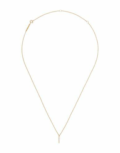 P D Paola Peak Gold Necklace Woman Necklace Gold 925/1000 Silver, 750/1000 gold plated, Zirconia Cover