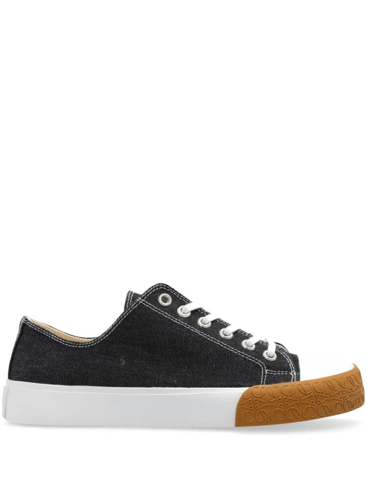 LOEWE Bloc denim sneakers - Black Cover