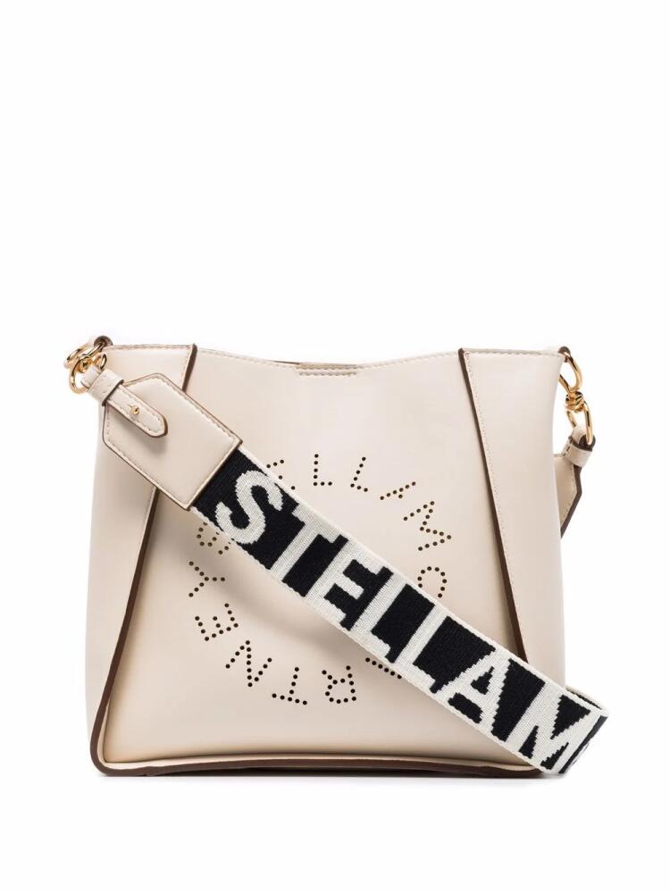 Stella McCartney mini Stella Logo shoulder bag - Neutrals Cover