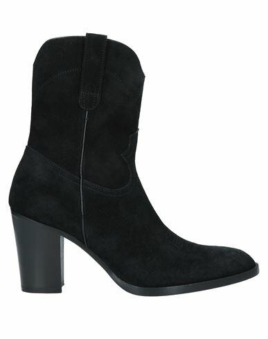 Celine Woman Ankle boots Black Soft Leather Cover