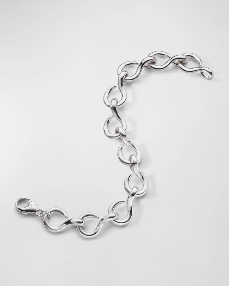 Monica Rich Kosann Sterling Silver The Twist Premier Infinity Bracelet Cover