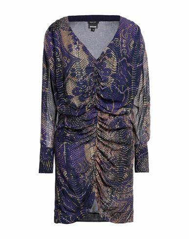 Just Cavalli Woman Mini dress Purple Viscose Cover